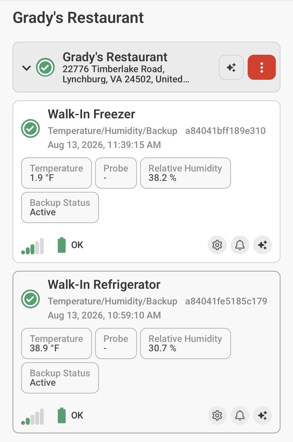 Cooler Alert eliminates the need for manual temperature logging.